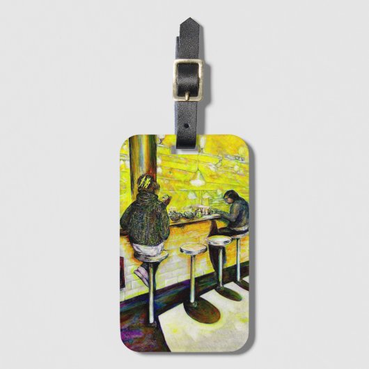 A Day Off from Crazy Bagagelabel (Voorkant (verticaal))