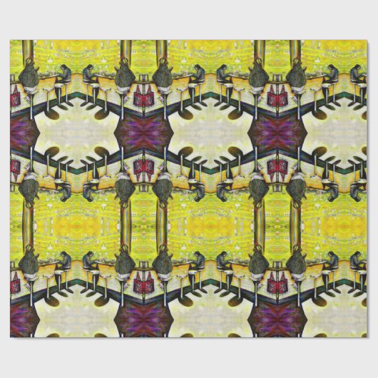 A Day Off from Crazy Cadeaupapier (Vlak)