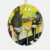 A Day Off from Crazy Keramisch Ornament (Links)