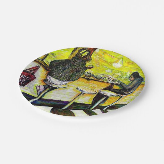 A Day Off from Crazy Papieren Bordje (Gekanteld)