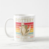 A Day Without Pottery Retro Clay Sculpting Ceramic Koffiemok (Links)