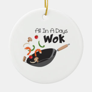 A Days Wok Keramisch Ornament