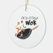 A Days Wok Keramisch Ornament (Links)