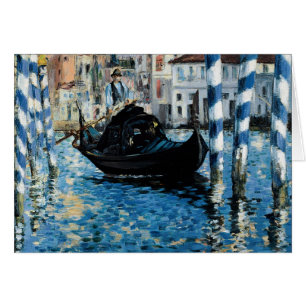 À de canal grand de le Venise - Edouard Manet