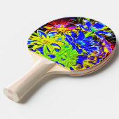 A Decorated Ping Pong Paddle Tafeltennisbatje (Voorkant Gekanteld)