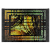 À Découper Art Déco En Planche Verte Et Or (Devant)