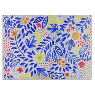 À Découper Belle Planche de verre Floral