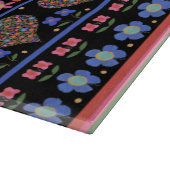 À Découper Bordure des Coeurs d'Art populaire, Noir : Planche (Coin)