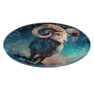 À Découper Créez Votre Propre Planche d'Autel en Verre Aries 