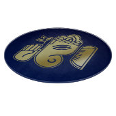 À Découper Déesse d'or Ganesha - Planche de coupe en verre (Coin)