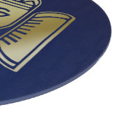 À Découper Déesse d'or Ganesha - Planche de coupe en verre (Coin)