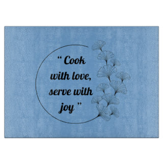 À Découper Élégante Planche De Coupe En Laine De Ginkgo Perso