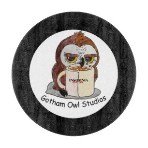 À Découper GothamOwlStudios Planche de coupe en verre