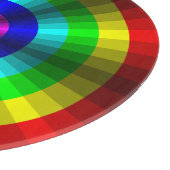 À Découper Illusion optique Planche de coupe en verre arc-en- (Coin)