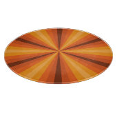 À Découper Illusion optique Planche de coupe en verre orange (Coin)
