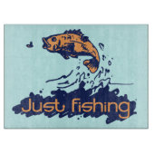 À Découper Juste une planche de découpe en verre graphique (Devant)