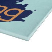 À Découper Juste une planche de découpe en verre graphique (Coin)