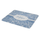 À Découper Parties scintillant bleue Personnaliser la planche (Coin)