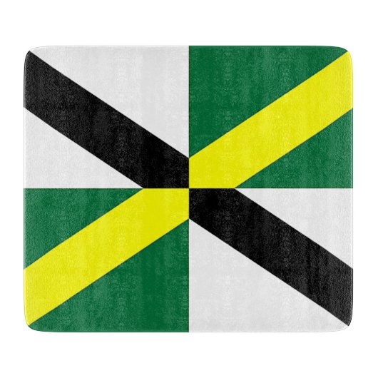 À Découper Petite planche de coupe en verre avec le drapeau d (Devant)