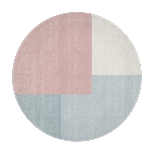 À Découper Planche de bloc de couleur abstraite d'esthétique (Devant)