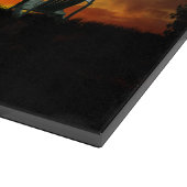 À Découper Planche de coupage de prairie grassy jaune (Coin)