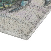 À Découper Planche de coupe de crabe bleu de la baie Chesapea (Coin)