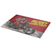 À Découper Planche de coupe de Noël de Biker Père Noël (Coin)