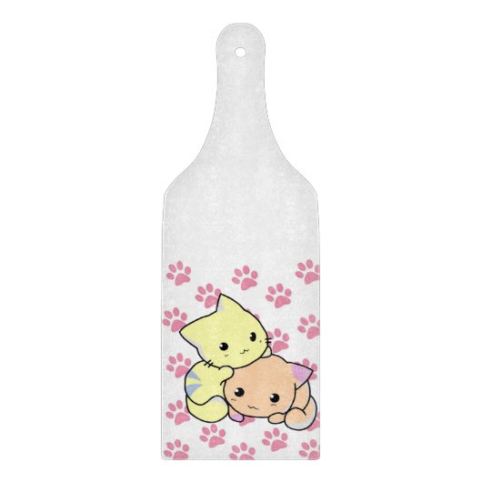 À Découper Planche de coupe en verre Cat Meow (Devant)
