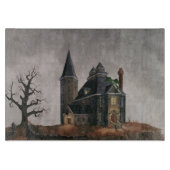 À Découper Planche de coupe en verre de château (Devant)