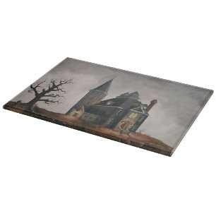 À Découper Planche de coupe en verre de château