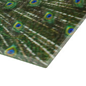 À Découper Planche de coupe en verre de Peacock (Coin)