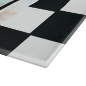 À Découper Planche de coupe française en verre coq (Coin)