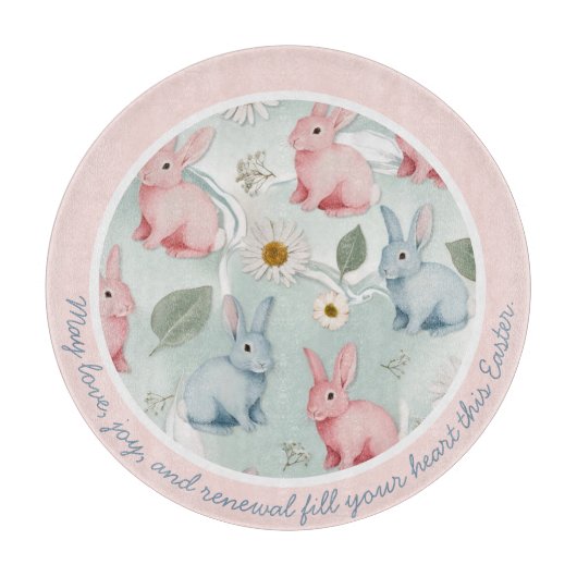 À Découper Planche de couture de lapin de Pâques personnalisé (Devant)