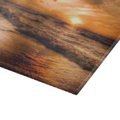 À Découper Planche de couture en verre de paysage Ocean Sunse (Coin)