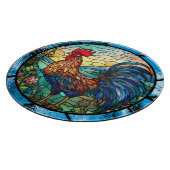 À Découper Planche de découpe de coq en verre filé Faux (Coin)