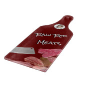 À Découper Planche De Découpe En Verre De Viande Rouge Brute (Coin)