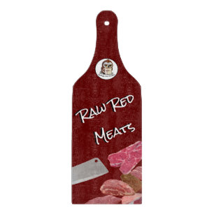 À Découper Planche De Découpe En Verre De Viande Rouge Brute 