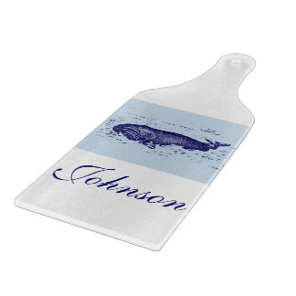 À Découper Planche de découpe vintage Blue Whale