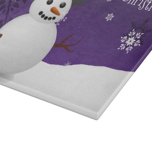 À Découper Planche de neige violette - Planche de coupe de No (Coin)