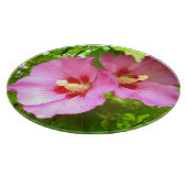 À Découper Planche de verre Hibiscus rose (Coin)