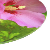 À Découper Planche de verre Hibiscus rose (Coin)