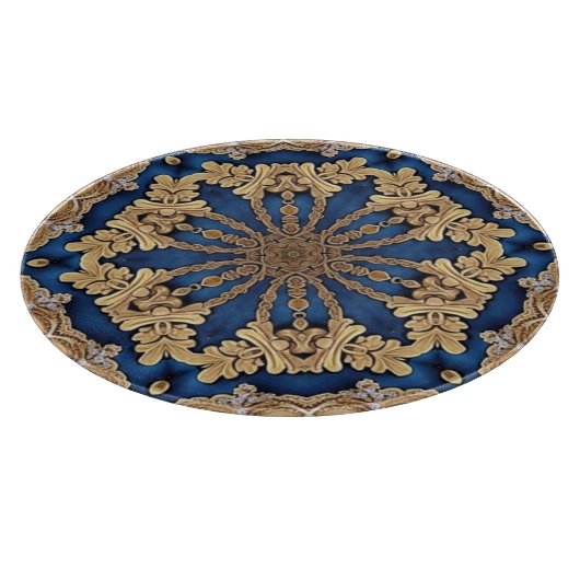 À Découper Planche décorative en or bleu (Coin)