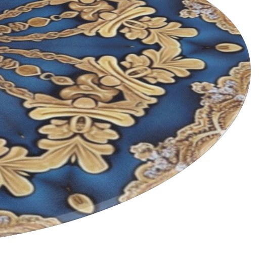 À Découper Planche décorative en or bleu (Coin)