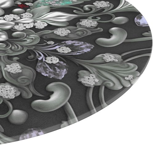 À Découper Planche décorative violette argentée (Coin)