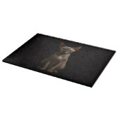 À Découper Planche en verre Black 4 Luxe Chat Sphynx (Coin)