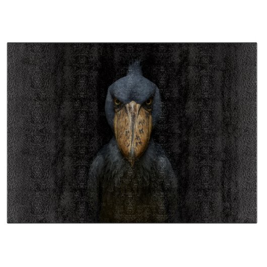 À Découper Planche en verre Black 4 Luxe représentant l'oisea (Devant)