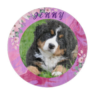 À Découper Plutôt En Rose Cute Chiot Moderne Planche