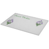 À Découper Violets, Planche de coupe en verre (Coin)