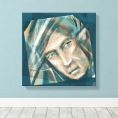 A Defiant Green Elf Canvas Afdruk (Insitu (Houten vloer))