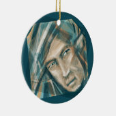 A Defiant Green Elf Keramisch Ornament (Rechts)